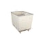 Steele Canvas Basket 20 BU Permanent Truck Natural Canvas w/Grey Vinyl - 3in Casters 9620CNATVGRYW3 - alternate 5